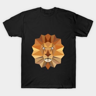 Lion Face Polygon art T-Shirt